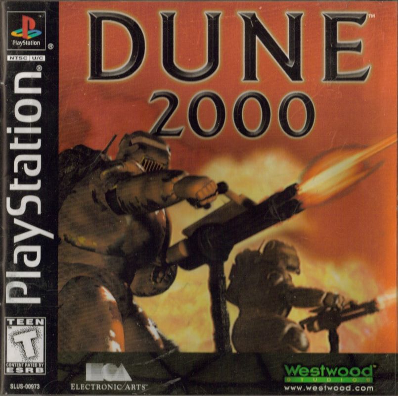 Dune 2000 box art for Playstation